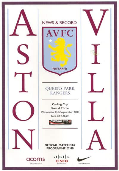 Aston Villa FC v Queens Park Rangers FC